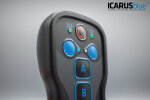 ICARUS blauw set R820 + TM600 + houder