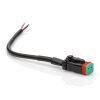 2-POLIGE adapterstekker | busbehuizing | voor DUITS DT - 30 cm