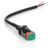 2-POLIGE adapterstekker | busbehuizing | voor DUITS DT - 30 cm