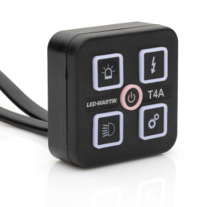 T4A schakeleenheid - 4x4A - schakel-/drukknopfunctie