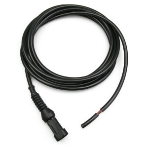 Superseal 2-polige geconfectioneerde penbehuizing, 3000 mm, mantelleiding FLYY 2x1,00 mm², rubberen doorvoer