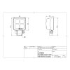 Achteruitrijlamp REVERSE - 1500 mm kabel
