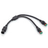 2-POLIGE SPLITTER | voor DUITS DT | Y-verdeler met kabel...