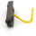 Zijmarkeringslamp BULLSEYE LONG DARK - geel