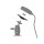 Bevestigingsplaat voor MB5 bedieningselementen op 1/4" houder