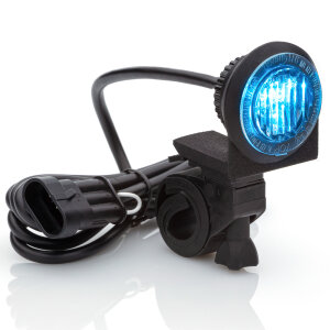 Xpro3 signaallamp met stuurhouder - 1,5 m aansluitkabel - blauw