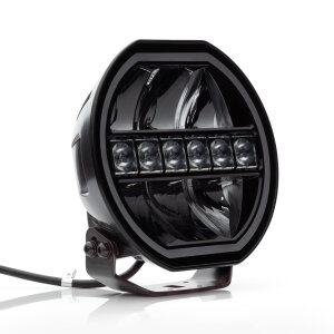 Verlichtingsset DL9 met grootlicht - 9 inch - 232 mm - zwart