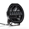 Verlichtingsset DL9 met grootlicht - 9 inch - 232 mm - zwart