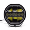 Verlichtingsset DL9 met grootlicht - 9 inch - 232 mm - zwart
