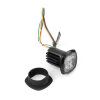 set van 4 CR06 - geel - HT-oplossing HTA1 - halve zwaailicht - flitser