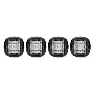 set van 4 CR06 - blauw - HT-oplossing HTB1 - halve zwaailicht - flitspaal