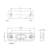 Contourverlichting - UR10 DARK wit - 12V/24V