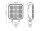 TCE4200 - Werklamp - vierkant - 1500 mm kabel - 10-30 VDC - max. 48 W