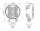 TCR2200 - Werklamp - rond - DUITS DT - 10-30VDC - max. 23W