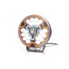 W257 BLACK - 7 inch langeafstandsverlichting - geel positielicht - Ref 17,5 - getint