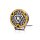 W257 BLACK - 7 inch langeafstandsverlichting - geel positielicht - Ref 17,5 - getint
