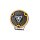 W268 BLACK - 9 inch langeafstandsverlichting - geel positielicht - Ref 30 - getint