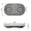 PROlight XR accu mini-waarschuwingsbalk - met afstandsbediening