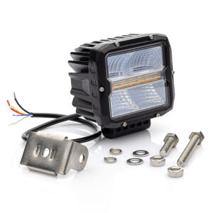 FLAKE combi-koplamp + positielicht en waarschuwingslicht