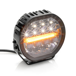 SafeRay 7 inch langeafstandsverlichting ZWART - Positielicht - Waarschuwingslicht