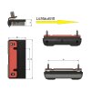 FR1400 achteruitrijlamp - extra plat - 1400 lm - 12 V/24 V - 200 mm kabel + Duits-DT - goedgekeurd