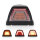HeadON - Dakmarkerings- en multifunctionele lamp Positielamp rood + richtingaanwijzer