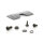 GX1700 achteruitrijlamp - extra plat - 1700 lm - 12 V/24 V - 1500 mm kabel - goedgekeurd