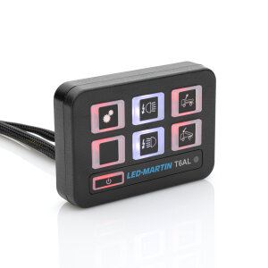 T6AL schakeleenheid - 6 - schakelaar-/toetsfunctie met geïntegreerde relais en lichtsensor, max. 40 A