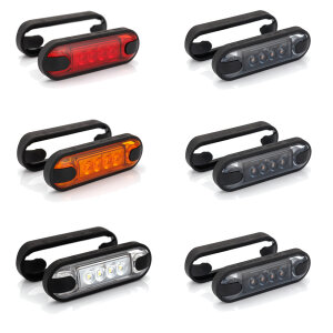 SLIM LED-positie- en zijmarkeringslamp - klassiek of donker