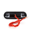 SLIM LED-achterlicht - rood - grafiet