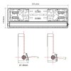 LPlight 2E kentekenplaathouder met geïntegreerde grootlichtlamp (1 paar)
