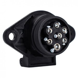 24V Kunststoffsteckdose 7 polig Typ S