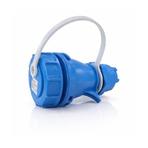 220V Schutzkontakt Kupplungsdose- /buchse IP68 mit Überwurfmutter