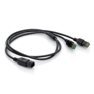 2-POLIG SPLITTER 30cm -> 60cm + 60cm | f. DEUTSCH DT | Y-Verteiler mit Kabel