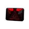 HORUS - LED Rückleuchten Set links + rechts - 200x51mm - 12V/24V - Multifunktionsleuchte