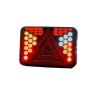 HORUS - LED Rückleuchten Set links + rechts - 200x51mm - 12V/24V - Multifunktionsleuchte
