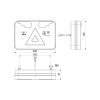 HORUS - LED Rückleuchten Set links + rechts - 200x51mm - 12V/24V - Multifunktionsleuchte