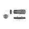 MAVIC - LED Rückleuchten Set links + rechts - 405x152mm - 12V/24V - Multifunktionsleuchte