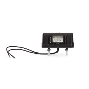 Kentekenplaatverlichting - zwart - 44 mm
