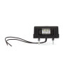 Kentekenplaatverlichting - zwart - 44 mm