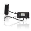 Kentekenplaatverlichting - zwart - 44 mm