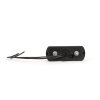 Kentekenplaatverlichting - zwart - 44 mm