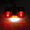 Kentekenplaatverlichting - incl. achterlicht - 44 mm
