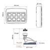 Universeel bedieningspaneel B8 - incl. relaisstation - verlicht - 8 schakel-/drukknopfuncties