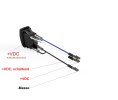 Wipschakelaar serie VERSIO - incl. kabelset - 12V/24V - "frontflitser" - 002