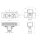 Werklamp - plat - 8W