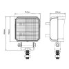 20W werklamp OFL4 - 1600lm - met aan/uit-schakelaar aan de achterzijde