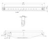 Binnenverlichting met sensor 24V 238 mm x 20,6 mm