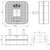 2 LED 12/24V zijmarkeringslamp SU7