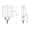 LED-achteruitrijlampen 489 - 12/24V
